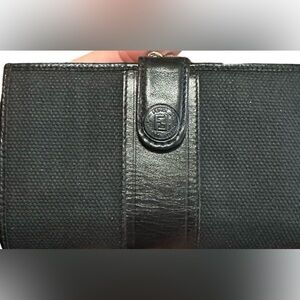Fendi Textured Black Wallet